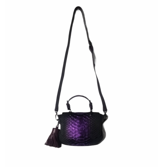 THALE BLANC AUDREY MICRO Metallic Purple Bag - Picture 7 of 16